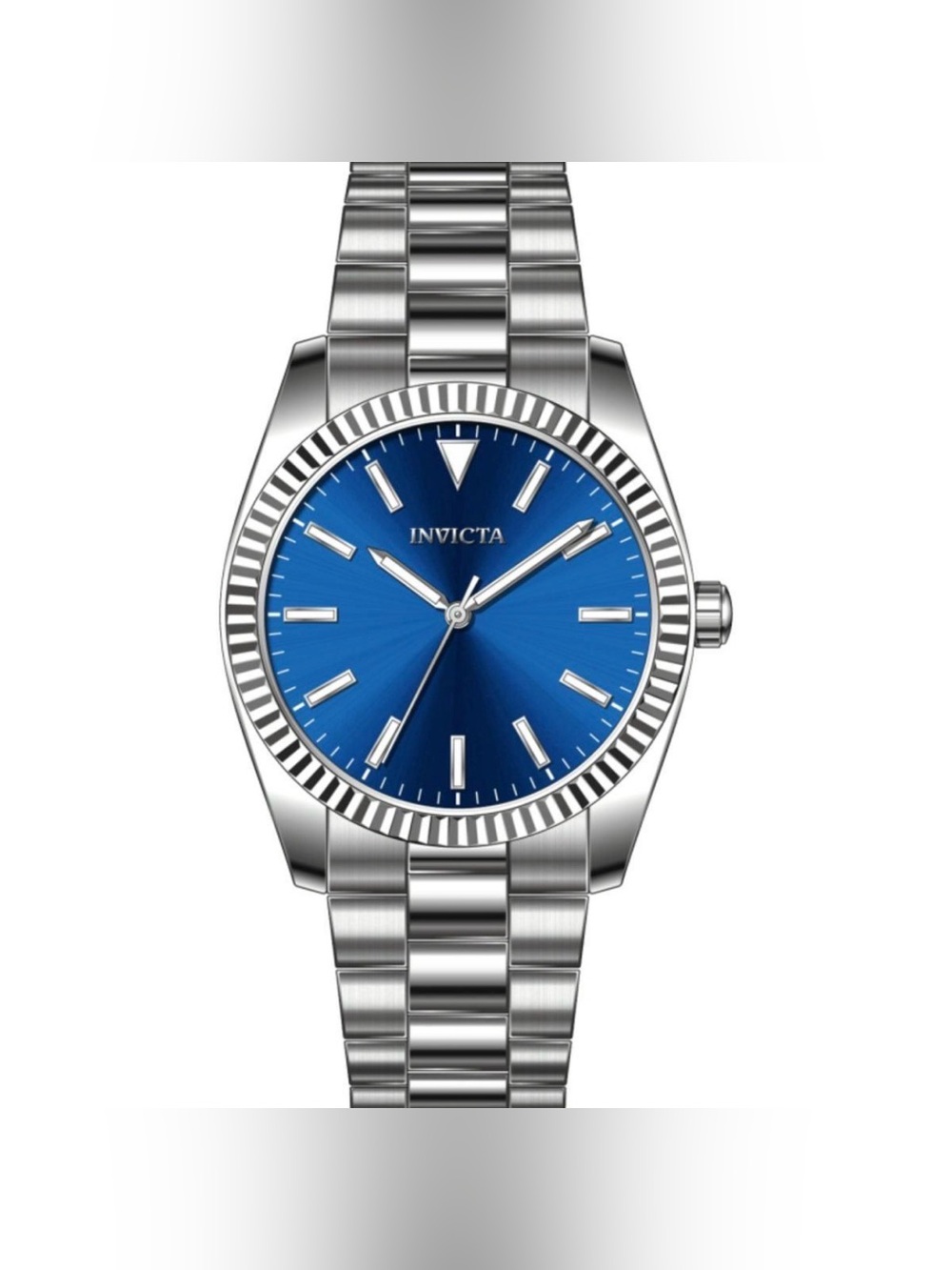 Invicta Celestial Langdon Silver With Blue Face Men's Watch - 40mm, Steel